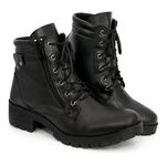 Coturno Feminino Tratorado Preto Zara