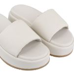 Sandália Tamanco Plataforma Off White Babi