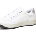Tênis Casual Feminino Com Strass Branco