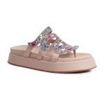 Sandália FlatForm Flora Ouro