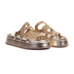 Sandália FlatForm Flora Ouro