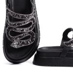 Sandália FlatForm Flora Preto