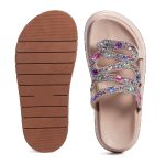 Sandália FlatForm Flora Ouro