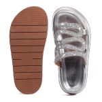 Sandália FlatForm Flora Prata