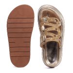 Sandália FlatForm Flora Ouro