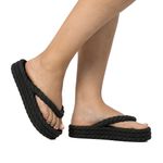 Papete Chinelo Nuvem Jéssica Preto