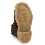 Bota Infantil Botina Texana Couro Legitimo Cawboy Café Café