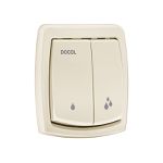 Acabamento para Válvula de Descarga Salvágua Box Bege Docol 00566824