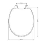 Assento Sanitário PP Universal Solution Branco Tupan - AUSPP00CV
