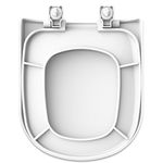 Assento Sanitário PP Vogue Soft Close Branco/Gelo Tupan - VPPE17S