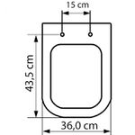 Assento Sanitário Termofixo Debba/Gap/Quadra Branco Tupan - DEBBATF00SC
