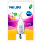 Lâmpada LED Vela Chama Philips Bivolt 4,5W-40W E14 3000K 350 Lumens