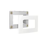 Conjunto Placa com Suporte para Móvel Margirius Linha Sleek Branco - 15787