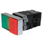 Botão Duplo Iluminado Metaltex P20IDL-Y-1C 