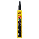 Botoeira para Ponte Rolante Metaltex 6 Botões c/ Emergência + L/D BPR-63AE