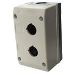 Caixa para Botão 22MM Metaltex 2 Furos TN2-B2