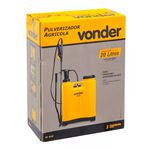 Pulverizador Manual Bomba Costal 20 Litros Agrícola com alavanca compressão Pc020 para veneno Vonder
