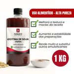 Lecitina de Soja Líquida 1kg – Emulsificante Alimentício para Panificação e Doces – Uso Profissional