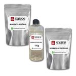 KIT Conservantes para Molhos - Sorbato de Potássio (1 kg) Benzoato de Sódio (1 kg) Ácido Lático 85% ( 1 kg)