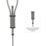 Muleta Axilar Dellamed D7