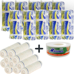 Kit Curativo 10 Ataduras 12cmx2,20m + 1 Micropore 1,2cmx10m Brinde