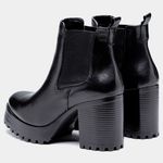 Bota Coturno ALICIA Plataforma Preta