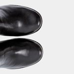 Bota Coturno ALICIA Plataforma Preta