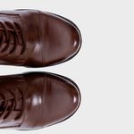 Bota Coturno ESTELA de amarrar CHOCOLATE 