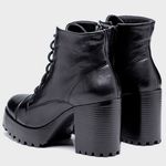 Bota Coturno ESTELA de amarrar PRETA 