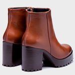 Bota Coturno LORENA Plataforma Salto tratorado CARAMELO