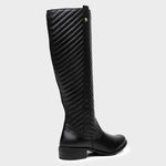 Bota Feminina Montaria Valentina em Couro Preto