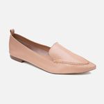 Mocassim Feminino Ana em Couro Nude