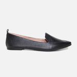 Mocassim Feminino Ana em Couro Preto