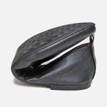 Mocassim Feminino Ana em Couro Preto