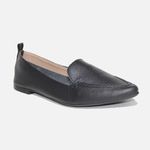 Mocassim Feminino Ana em Couro Preto