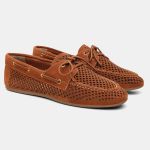 Mocassim Feminino Olívia em Couro Havana