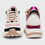 Tênis Feminino Zoe Branco/Pink/Nude 