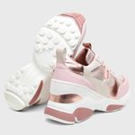 Tênis Feminino Plataforma Eloá Off/Nude/Cobre 