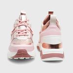 Tênis Feminino Plataforma Eloá Off/Nude/Cobre 