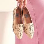 Mocassim Feminino Sara em Couro Nude