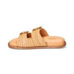 Sandália Papete Feminina Maia em Ráfia Nude