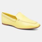 Mocassim Feminino Daniela em Couro Lemon