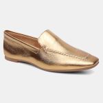 Mocassim Feminino Daniela em Couro Bronze