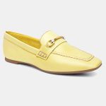 Mocassim Feminino Mara em Couro Lemon