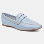 Mocassim Feminino Alice em Couro Blue
