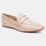 Mocassim Feminino Alice em Couro Nude