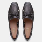 Mocassim Feminino Laura em Couro Preto
