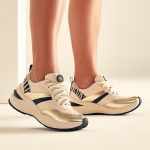 TENIS SNEAKER LYZ Branco/Dourado/Zebra