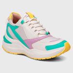 TENIS SNEAKER NINA Branco/Turqueza/Lilás