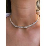 Choker Riviera em Zircônia